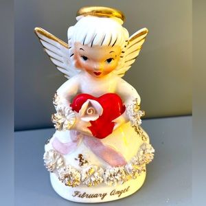 VTG Napco Japan February Valentine Birthday Angel
